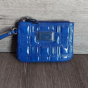 Nine West Royal Blue Quilted Wristlet